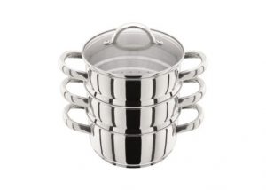 SC-0462 3-Tier Stainless Steel Steamer