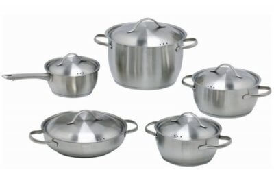 SC-1031 10 PCS Conical Shape Stainless Steel Cookware Set